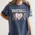 Baseball Mom Heart Sports Mom Women's Comfort Colors T-Shirt Moss Baseball Mom Heart Sports Mom Women's Comfort Colors T-Shirt Moss