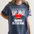 Baseball Mom Humor I Teach My Kids To Hit And Steal Women's Comfort Colors T-Shirt Moss Baseball Mom Humor I Teach My Kids To Hit And Steal Women's Comfort Colors T-Shirt Moss