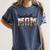 Baseball Mom Leopard Game Day Vibes Baseball Mama Women's Comfort Colors T-Shirt Moss