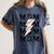 Baseball MOM Lightning Bolt Tshirt Retro Women's Comfort Colors T-Shirt Moss