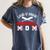 Baseball Mom Loud Proud Quote Game Day Sports Mama Saying Women's Comfort Colors T-Shirt Moss