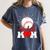 Baseball Mom Mama Mother's Day Sport Lover Women's Comfort Colors T-Shirt Moss Baseball Mom Mama Mother's Day Sport Lover Women's Comfort Colors T-Shirt Moss