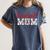 Baseball Mom Sporty Humor Raglan Baseball Tee Women's Comfort Colors T-Shirt Moss