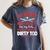 Baseball Moms My Kids Are Dirty Too Women's Comfort Colors T-Shirt Moss