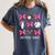 Baseball Nana Era Bows Baseball Mom Women Women's Comfort Colors T-Shirt Moss