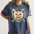 Baseball Pumpkin Halloween Baseball Drip Spooky Halloween Women's Comfort Colors T-Shirt Moss