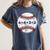 Baseball Red Stitches Sport Graphic 6432 Women's Comfort Colors T-Shirt Moss Baseball Red Stitches Sport Graphic 6432 Women's Comfort Colors T-Shirt Moss