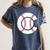 Baseball Sport Player Graphic Monogram Initial Letter C Women's Comfort Colors T-Shirt Moss Baseball Sport Player Graphic Monogram Initial Letter C Women's Comfort Colors T-Shirt Moss