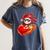 Baseball Valentine's Day Drip Ice Cream Team Women's Comfort Colors T-Shirt Moss Baseball Valentine's Day Drip Ice Cream Team Women's Comfort Colors T-Shirt Moss
