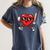 Baseball Valentines Day Heart Boys Sports Love Women's Comfort Colors T-Shirt Moss