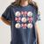 Baseballs And Bows Coquette Baseball Mom Baseball Coach Girl Women's Comfort Colors T-Shirt Moss