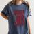 Betty Boop Baseball Logo Jersey With Stars Cute Cartoon Women's Comfort Colors T-Shirt Moss Betty Boop Baseball Logo Jersey With Stars Cute Cartoon Women's Comfort Colors T-Shirt Moss