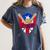 Boricua Puerto Rico Baseball Coqui Frog Pava Hat Fan Women's Comfort Colors T-Shirt Moss Boricua Puerto Rico Baseball Coqui Frog Pava Hat Fan Women's Comfort Colors T-Shirt Moss