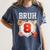 Bruh I'm 8 Baseball 8th Birthday Sports 8 Year Old Boy Women's Comfort Colors T-Shirt Moss