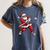 Christmas Baseball Player Santa Xmas Boys Men Toddler Women's Comfort Colors T-Shirt Moss Christmas Baseball Player Santa Xmas Boys Men Toddler Women's Comfort Colors T-Shirt Moss