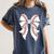 Cute Baseball Coquette Bow For Women Girls Baseball Mama Mom Women's Comfort Colors T-Shirt Moss Cute Baseball Coquette Bow For Women Girls Baseball Mama Mom Women's Comfort Colors T-Shirt Moss