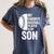 Cute Favorite Baseball Player Is My Son Women Men Women's Comfort Colors T-Shirt Moss Cute Favorite Baseball Player Is My Son Women Men Women's Comfort Colors T-Shirt Moss