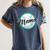 Cute Mama Script Font On Baseball Mom Women's Comfort Colors T-Shirt Moss Cute Mama Script Font On Baseball Mom Women's Comfort Colors T-Shirt Moss