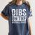 Dibs On The Baseball Coach Wife Girlfriend Women's Comfort Colors T-Shirt Moss Dibs On The Baseball Coach Wife Girlfriend Women's Comfort Colors T-Shirt Moss