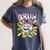 Drip Baseball Boy Youth Kid Ice Cream Dripping Baseball Bruh Women's Comfort Colors T-Shirt Moss Drip Baseball Boy Youth Kid Ice Cream Dripping Baseball Bruh Women's Comfort Colors T-Shirt Moss