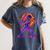 Drip Skeleton Batting Baseball Halloween Women's Comfort Colors T-Shirt Moss Drip Skeleton Batting Baseball Halloween Women's Comfort Colors T-Shirt Moss