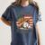 Faith Family Freedom Patriotic Christian Baseball Game Day Women's Comfort Colors T-Shirt Moss