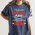 My Favorite Baseball Player Calls Me Mom Baseball Moms Women's Comfort Colors T-Shirt Moss