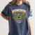 Football Referee Touchdown Baseball Homerun Frog Women's Comfort Colors T-Shirt Moss Football Referee Touchdown Baseball Homerun Frog Women's Comfort Colors T-Shirt Moss
