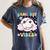 Game Day Vibes Softball Baseball Groovy Game Day Girls Women Women's Comfort Colors T-Shirt Moss