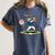 Goat Baseball Player With Bat And Ball Drip Animal Sports Women's Comfort Colors T-Shirt Moss