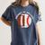 Grammy Of Ballers Football Baseball Grandma Grammy Women's Comfort Colors T-Shirt Moss