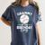 Grammy Of The Birthday Boy Baseball Player Birthday Women's Comfort Colors T-Shirt Moss