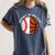 Granny Of Ballers Baseball Basketball Grandma Granny Women's Comfort Colors T-Shirt Moss