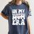 Groovy Retro In My Baseball Mom Era Women's Comfort Colors T-Shirt Moss