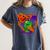 Halloween Baseball Ice Cream Drip Boys Girls Youth Women's Comfort Colors T-Shirt Moss