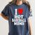 I Heart Love Hot Baseball Moms MILF Cougar Older Woman Women's Comfort Colors T-Shirt Moss