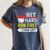 Hit Hard Run Fast Turn Left Baseball Quote Fan Coach Premium Tri-Blend Women's Comfort Colors T-Shirt Moss
