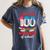 HUGvyn I Just Hit 100 Days Of School Baseball Ice Cream Boys Women's Comfort Colors T-Shirt Moss HUGvyn I Just Hit 100 Days Of School Baseball Ice Cream Boys Women's Comfort Colors T-Shirt Moss