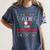 I’Ll Be Home For Christmas Baseball Ugly Sweater Art Women's Comfort Colors T-Shirt Moss