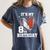 It's My 8th Birthday Baseball Football Heart 8 Year Old Women's Comfort Colors T-Shirt Moss It's My 8th Birthday Baseball Football Heart 8 Year Old Women's Comfort Colors T-Shirt Moss