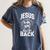 Jesus Has My Back Baseball Faith Motivation Tee Christian Women's Comfort Colors T-Shirt Moss Jesus Has My Back Baseball Faith Motivation Tee Christian Women's Comfort Colors T-Shirt Moss