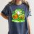 Kids St Patricks Day Shamrock Basketball Baseball Football Women's Comfort Colors T-Shirt Moss