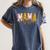 Leopard Baseball Softball Mama Bow Softball Baseball Mom Women's Comfort Colors T-Shirt Moss