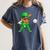 Leprechaun Playing Baseball St Patricks Day Sport Boys Women's Comfort Colors T-Shirt Moss Leprechaun Playing Baseball St Patricks Day Sport Boys Women's Comfort Colors T-Shirt Moss