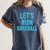 Let's Ruin Baseball Baseball Humor Sarcastic Baseball Premium Tri-Blend Women's Comfort Colors T-Shirt Moss