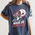 Mask On Fear Gone Baseball Catcher Softball Women's Comfort Colors T-Shirt Moss