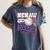Memaw Rookie Of Year 1st Birthday Baseball Theme Matching Women's Comfort Colors T-Shirt Moss