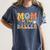 Mom Of The Birthday Baller Groovy Baseball Mom Women's Comfort Colors T-Shirt Moss Mom Of The Birthday Baller Groovy Baseball Mom Women's Comfort Colors T-Shirt Moss