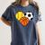 Mom Sports Heart Soccer Basketball Baseball Softball Women's Comfort Colors T-Shirt Moss