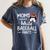 Moms Against White Baseball Pants For a Baseball Mom Women's Comfort Colors T-Shirt Moss Moms Against White Baseball Pants For a Baseball Mom Women's Comfort Colors T-Shirt Moss